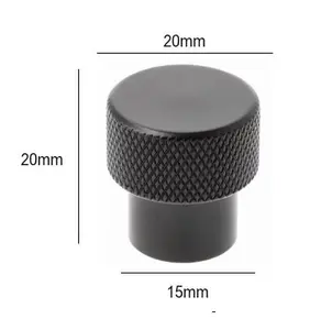 STRUCTURE - cabinet door knob - black