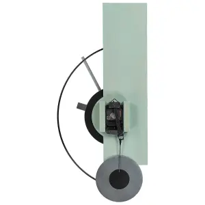 Wall Clock CEVINS Metal Light Green