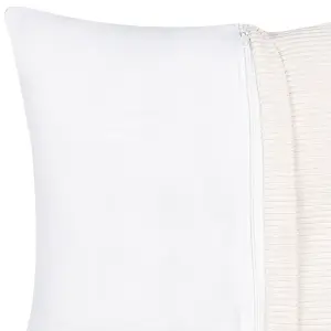 Corner Sofa LUNGO Off-White Corduroy Left Hand