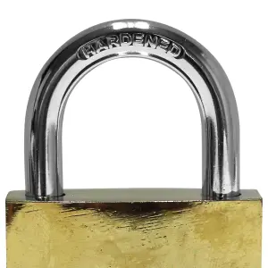 Dekton 40mm Titanium Iron Padlock, 3 Keys.