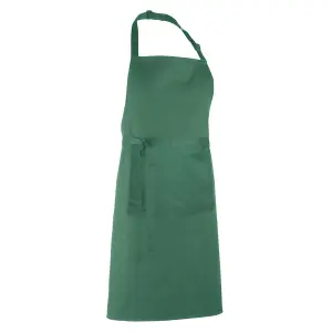 Premier Ladies/Womens Colours Bip Apron With Pocket / Workwear (Pack of 2)