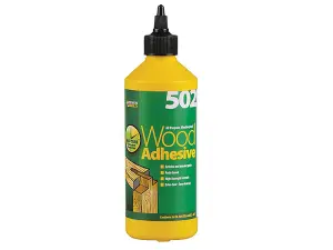 Everbuild WOOD05 502 All Purpose Weatherproof Wood Adhesive 500ml EVBWOOD05