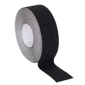 Sealey Anti Slip Tape 50mm x 18m Black Self Adhesive High Contrast ANTB18