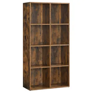 Carrie Bookcase Rustic Brown