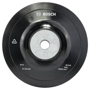 Bosch Professional Backing Pad - Standard M14, 125mm, 12,500 RPM