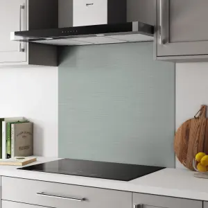 Splashwall Pewter & Silver Metallic Brushed effect Aluminium Splashback, (H)800mm (W)900mm (T)4mm