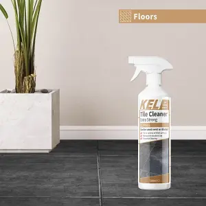 KEL - Tile Cleaner, Ready-To-Use Tile Grout Cleaning Spray, Removes Dirt, Marks & Stains Between Tiled Walls & Floors - 1 Litre