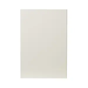 GoodHome Stevia Innovo handleless gloss cream slab Blanking panel (H)934mm (W)640mm