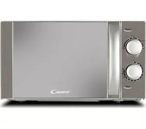 Candy CMW20MSS-DX Microwave Oven Manual Compact Solo 6 Power Settings 700W 20L