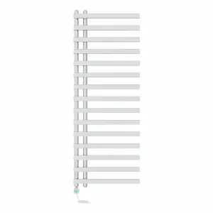 Right Radiators Prefilled Thermostatic Electric Heated Towel Rail Designer Ladder Warmer Rads - 1600x600mm Chrome