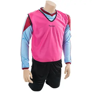 4-9 Years Kids Lightweight Sports Training Bib - PINK - Plain Football Vest