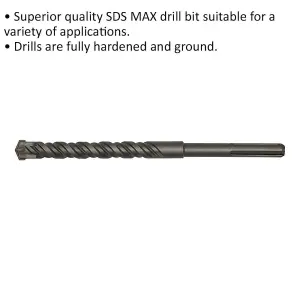 High-Performance 26 x 340mm SDS Max Drill Bit for Masonry Projects