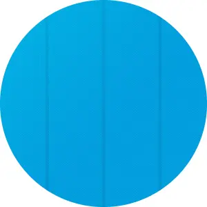 Pool Cover - round, floating, protects and warms the water - 549 cm diameter blue