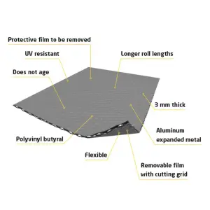 Leadax Lead Flashing Alternative - 150mm x 6m - Grey