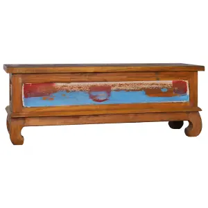 Berkfield TV Cabinet 110x35x40 cm Reclaimed Teak Wood