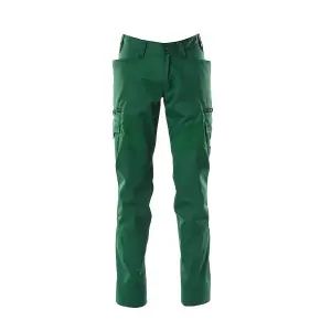 Mascot Accelerate Thigh Pocket Trousers with Stretch Zones - Green   (40.5) (Leg Length - Regular)