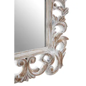 Interiors by Premier Antique Grey Fleur-De-Lis Wall Mirror