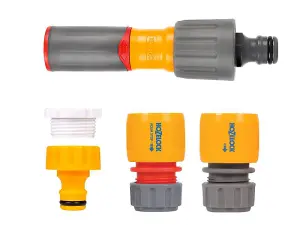 Hozelock 100-100-238 3-in-1 Grab Bag Watering Connectors Accessories Nozzle