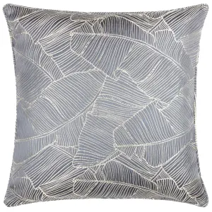 Wylder Seymour Metallic Jacquard Piped Cushion Cover