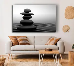 Zen Stones Canvas Print Wall Art - Medium 20 x 32 Inches