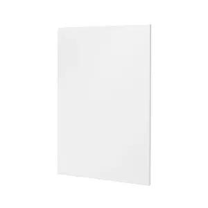 GoodHome Artemisia Matt white classic shaker Standard End panel (H)870mm (W)590mm