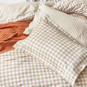 Yard Barton Check Reversible Duvet Set