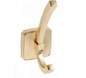 Coat Hat Hooks Twin Robe Door Dress Bathroom Towel Bag Wall Hanger brushed gold WZ-Capital