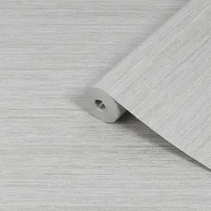 Boutique Gilded texture Moonstone Silver effect Grasscloth Textured Wallpaper Sample