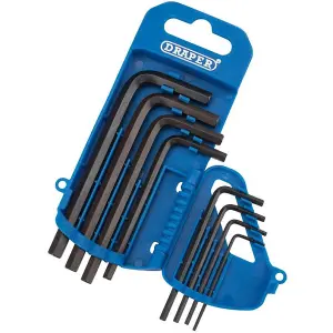 Draper Metric Hexagon Key Set Holder (8 Pieces) Blue (One Size)