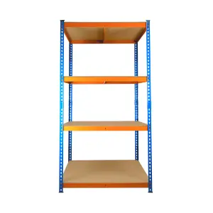 6 Bays of 4 Tier Extra Heavy Duty Storage Racking 1800h x 900w x 600d mm 300kg