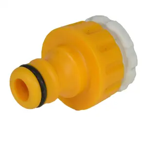 3/4in BSP Tap Adaptor With White Insert Adaptor 1/2in BSP Pipes Garden Water