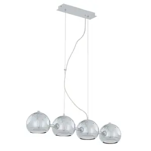 Luminosa Sferio Modern 4 Light Bar Pendant Ceiling Light, GU10