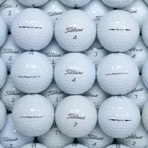 Second Chance Titleist Pro V1 Grade A Lake Golf Balls - White, Pack of 12