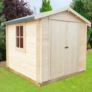 Shire Bradley 7x7 Log Cabin 19mm Logs