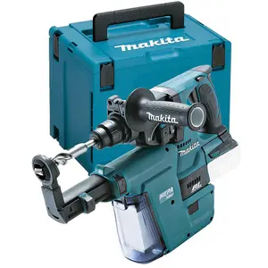 Makita DHR242Z 18v LXT Brushless Rotary Hammer Drill +Case + Dust Extractor Unit