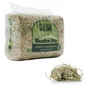 2 Bags 1kg Dried Grass Natural Feed Fresh Meadow Hay For Small Animals Perfect For Rabbit Food