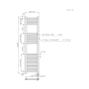 Right Radiators Prefilled Thermostatic Electric Heated Towel Rail Straight Ladder Warmer Rads - White 1200x300 mm