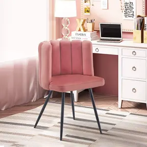 Lawrey Upholstered Dining Chair Pink