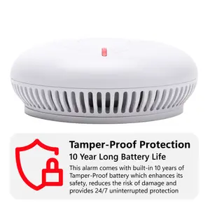 SAFE-TECH Interlinked Smoke Alarm With 10 Years Tamperproof Battery