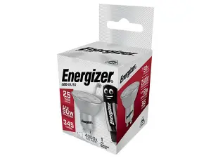 Energizer S8872 LED GU10 HIGHTECH Non-Dimmable Bulb, Cool White 370 lm 5W ENGS8872