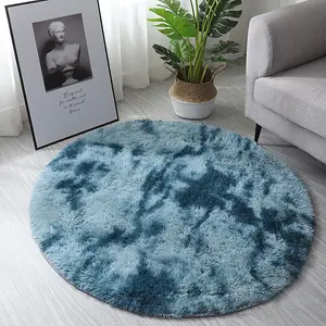 CAISON Circle Round Shaggy Rug 60CM Living Room Bedroom Carpet Floor Fluffy Mat Anti-Skid BS-XYY0299-DL-01