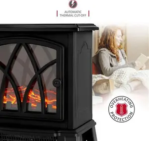 NETTA Electric Fireplace Stove Heater - 2000W NETTA