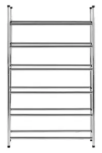 Maison by Premier Six Tiers Chrome Shoe Rack