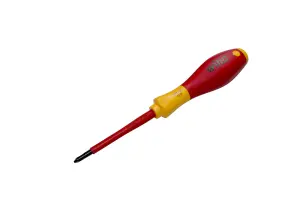 Wiha Phillips Screwdriver PH1 80mm 1000v VDE Electrician SoftFinish Grip 00847