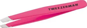 Tweezerman Neon Pink Stainless Steel Mini Slant Tweezer