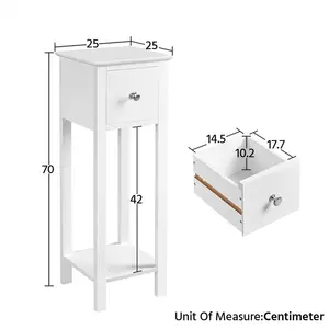  Side Table Set (Set of 2) White