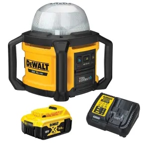 Dewalt DCL074 18v XR Cordless Tool Connect Area Site Job Light LED + 1x5ah