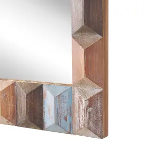 Wall Mirror HIZOTE Wood Dark Wood