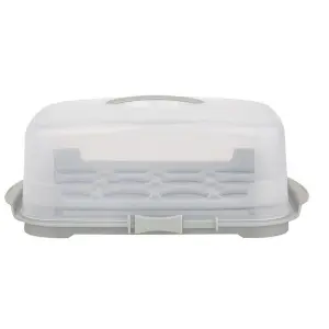 Clear Plastic Storage Containers With Handles & Lids For Cupcakes And Desserts