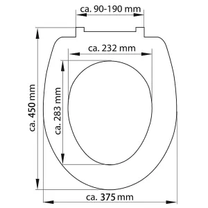 SCHÜTTE Duroplast Toilet Seat with Soft-Close CARRIBEAN Printed